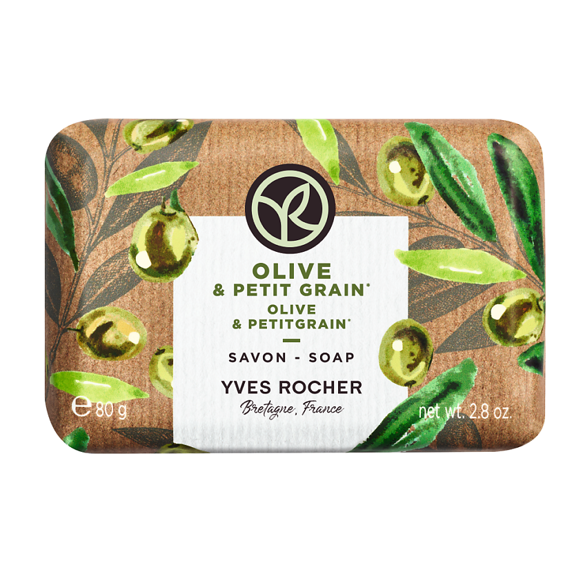 Изображение товара YVES ROCHER Мыло «ОЛИВА & ПЕТИГРЕН», 1 шт.