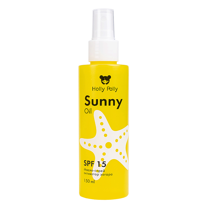 Изображение товара HOLLY POLLY Масло-Спрей активатор загара Sunny SPF 15, 1 шт.