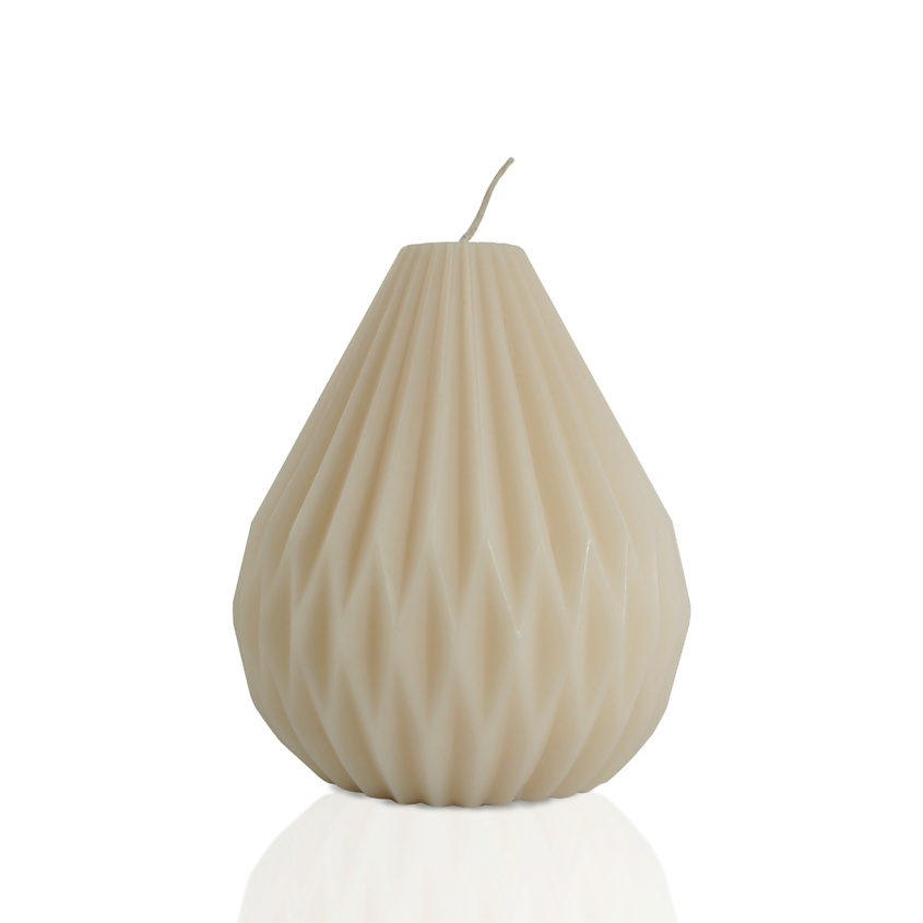 Изображение товара Декоративная свеча VENEW Bella 105 бежевый цвет