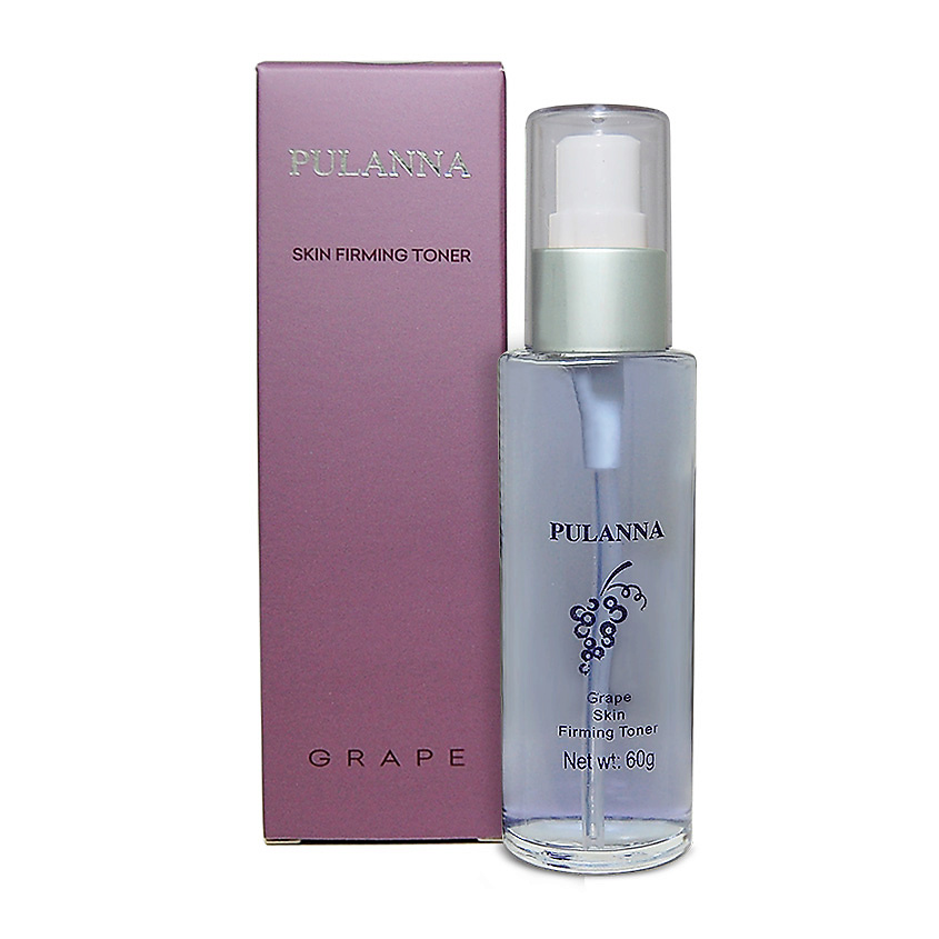 Изображение товара PULANNA Тонер для лица укрепляющий с виноградом и гиалуроновой кислотой, 60 мл