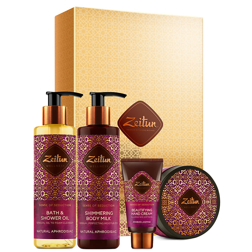 Изображение товара ZEITUN Подарочный набор "SPA-ритуал соблазна", 3 х 200 мл + 50 мл