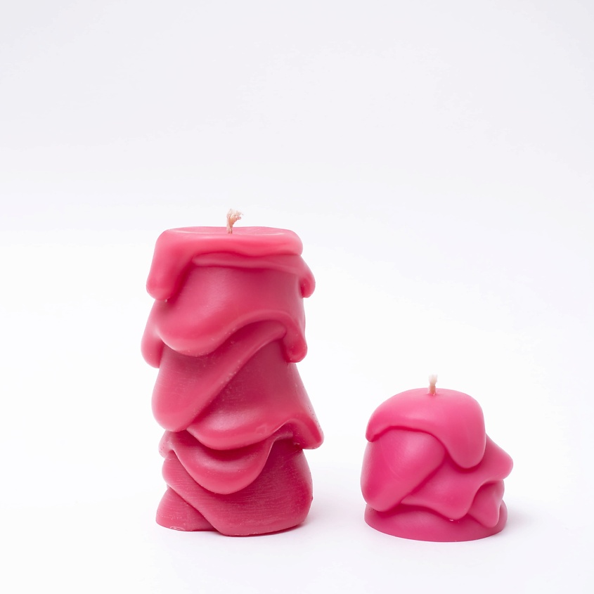 Изображение товара BYGY BY GOLUBOVSKAYA YAKANINA Набор декоративных свечей, Розовый