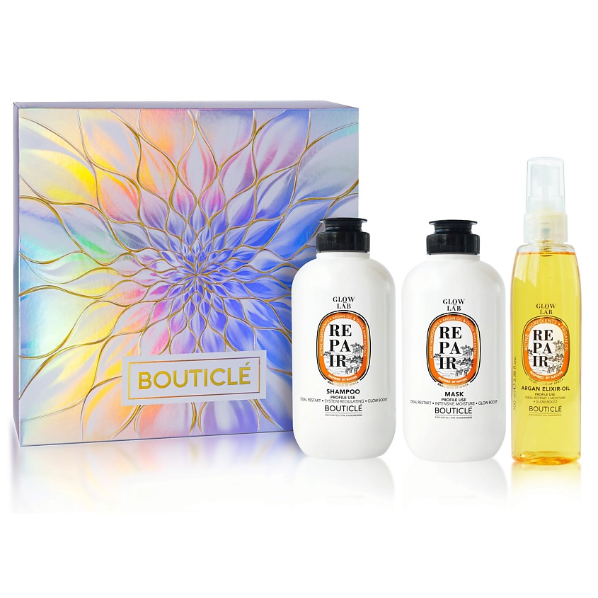 Изображение товара BOUTICLE Подарочный набор интенсивное питание и восстановление, 250 мл +250 мл + 250 мл