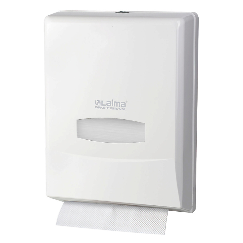 Изображение товара LAIMA Диспенсер для полотенец PROFESSIONAL CLASSIC, Диспенсерная ситема: Н2, Подходят бумажные полотенца: Interfold, Multifold, W, Z