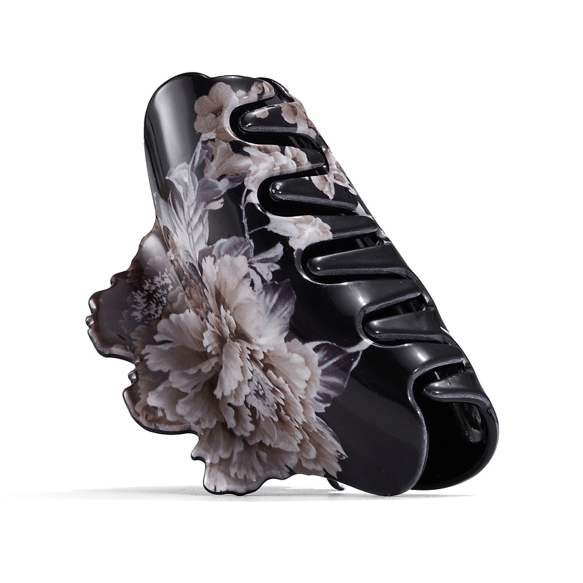 Изображение товара NOTHING BUT LOVE Заколка-краб "Темный цветок", Черный