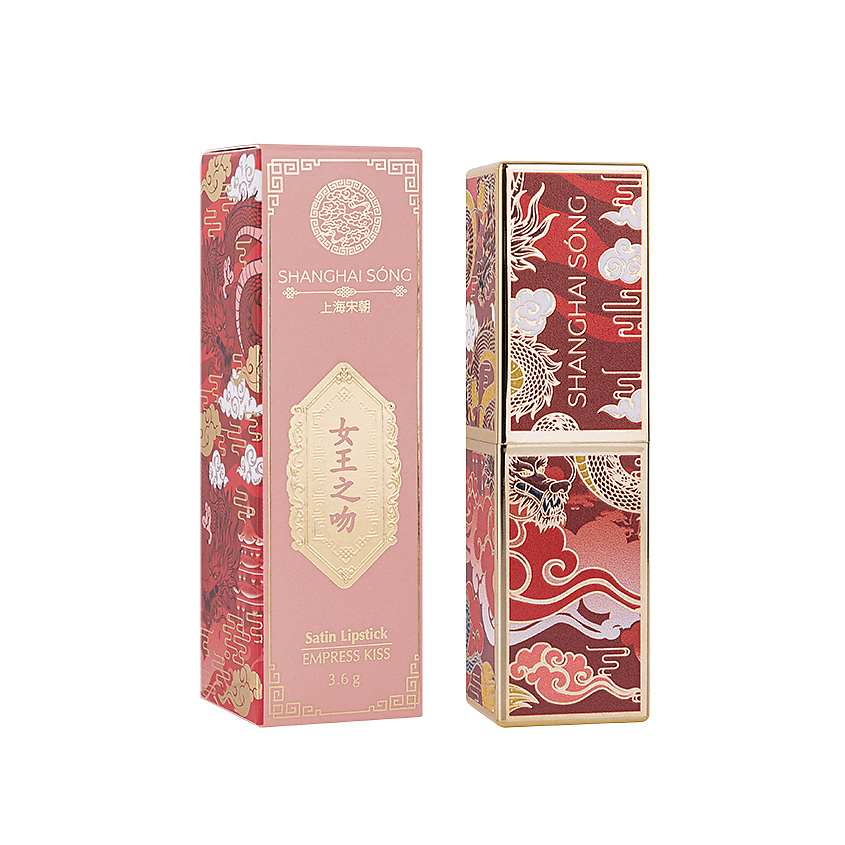 Изображение товара SHANGHAI SONG Сатиновая помада Empress Kiss, № 004 Regal, 3.6 г