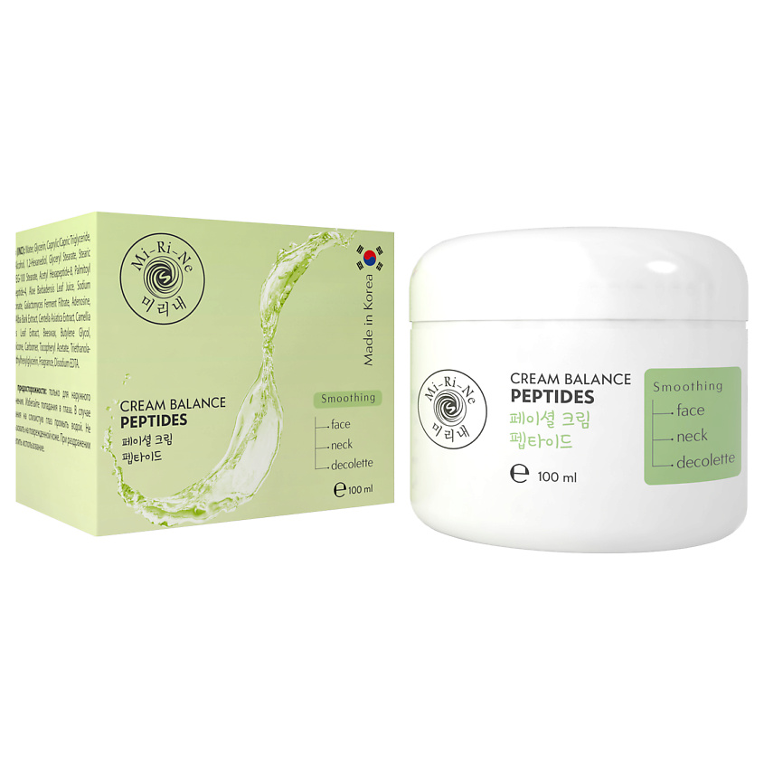 Изображение товара MI-RI-NE Крем для кожи лица, шеи и декольте PEPTIDES, 100 мл