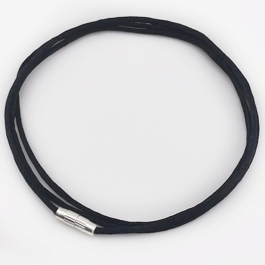 Изображение товара Шнурок для крестика и бижутерии с никелевым замком 60 см Рок Хаир