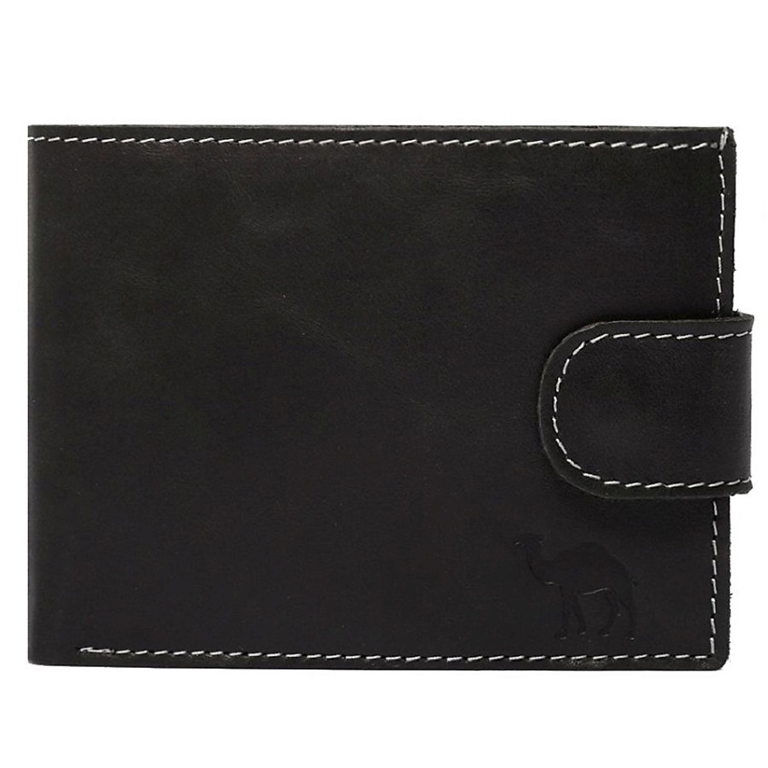 Изображение товара Мужское портмоне из натуральной кожи FORTE с тиснением Camel