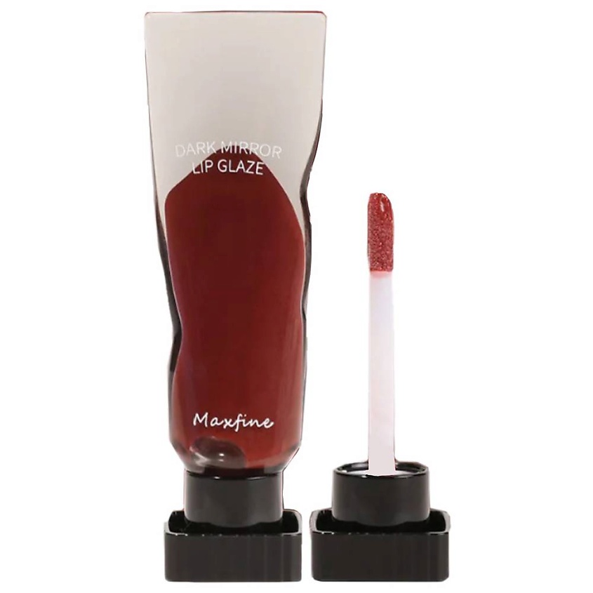 Изображение товара MAXFINE Блеск для губ увлажняющий глянцевый Mirror, темно-розовый