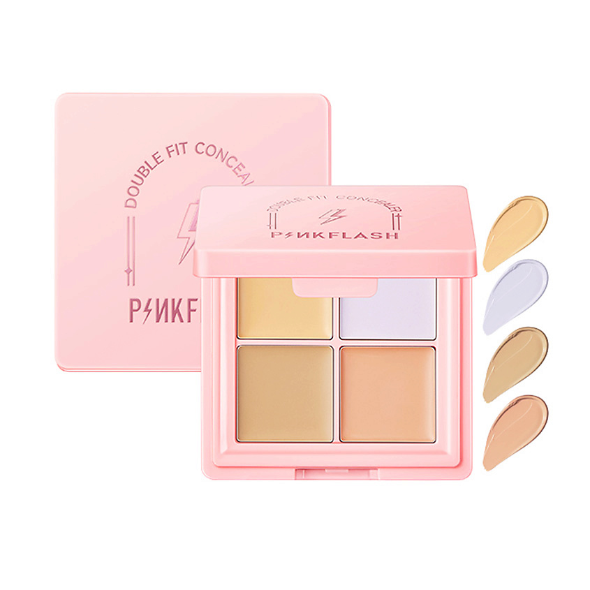 Изображение товара PINK FLASH Палетка консилеров "Double Fit", YL01