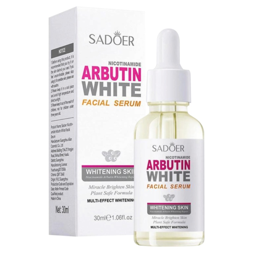 Изображение товара SADOER Сыворотка для лица с арбутином, 30 мл