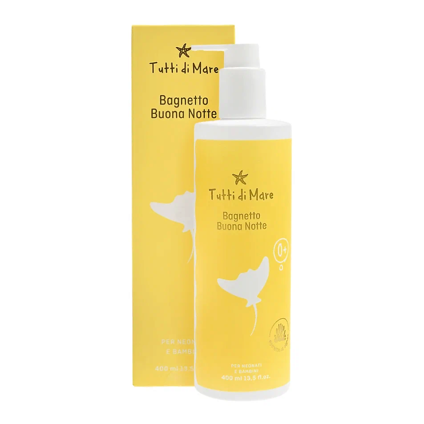 Изображение товара Детское натуральное купание перед сном TUTTI DI MARE 400 мл с травами для чувствительной кожи