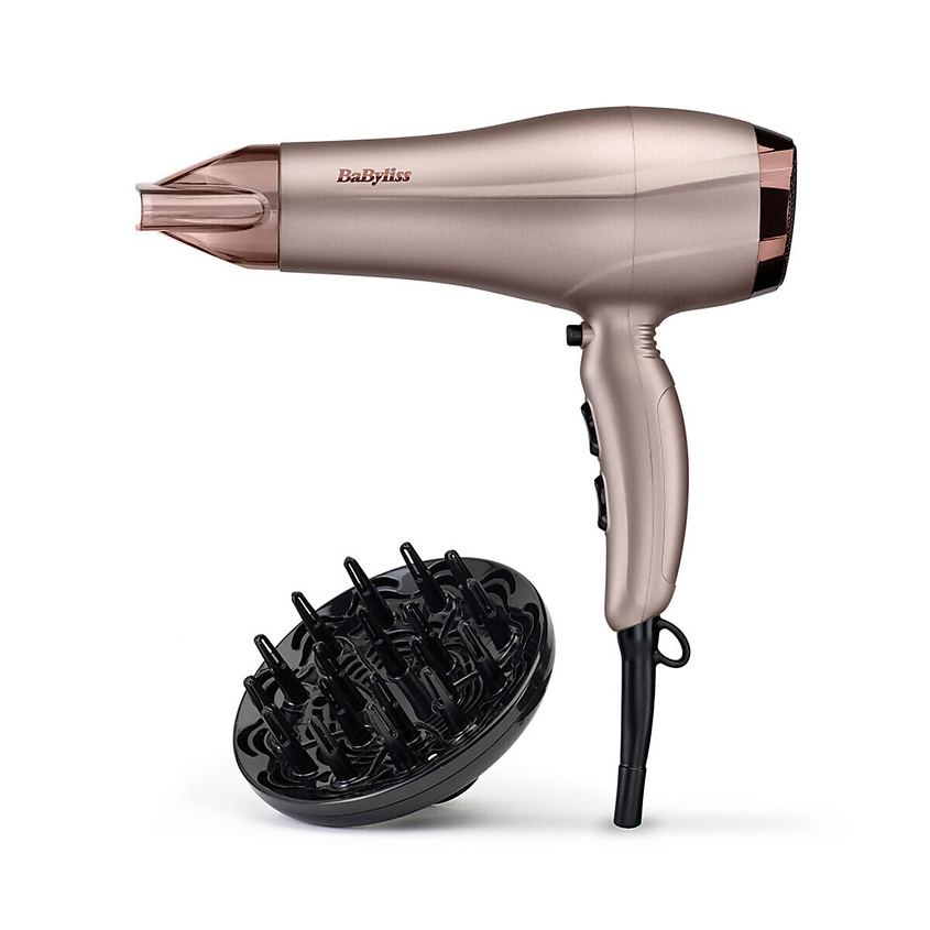 Изображение товара Фен BABYLISS 5790PE 2300W с ионизацией и насадками розовый
