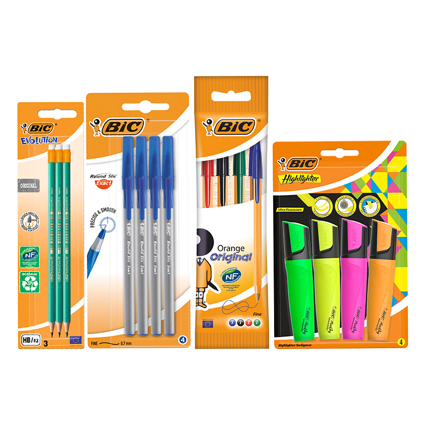 Изображение товара Набор для рисования BIC - разнообразие канцелярских принадлежностей