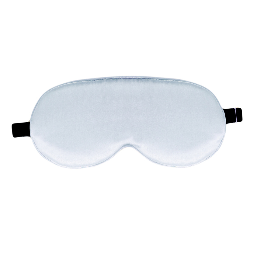 Изображение товара AYRIS SILK AYRIS SILK Шелковая 3D маска для сна анатомической формы, Цвет: Серебристо-голубой