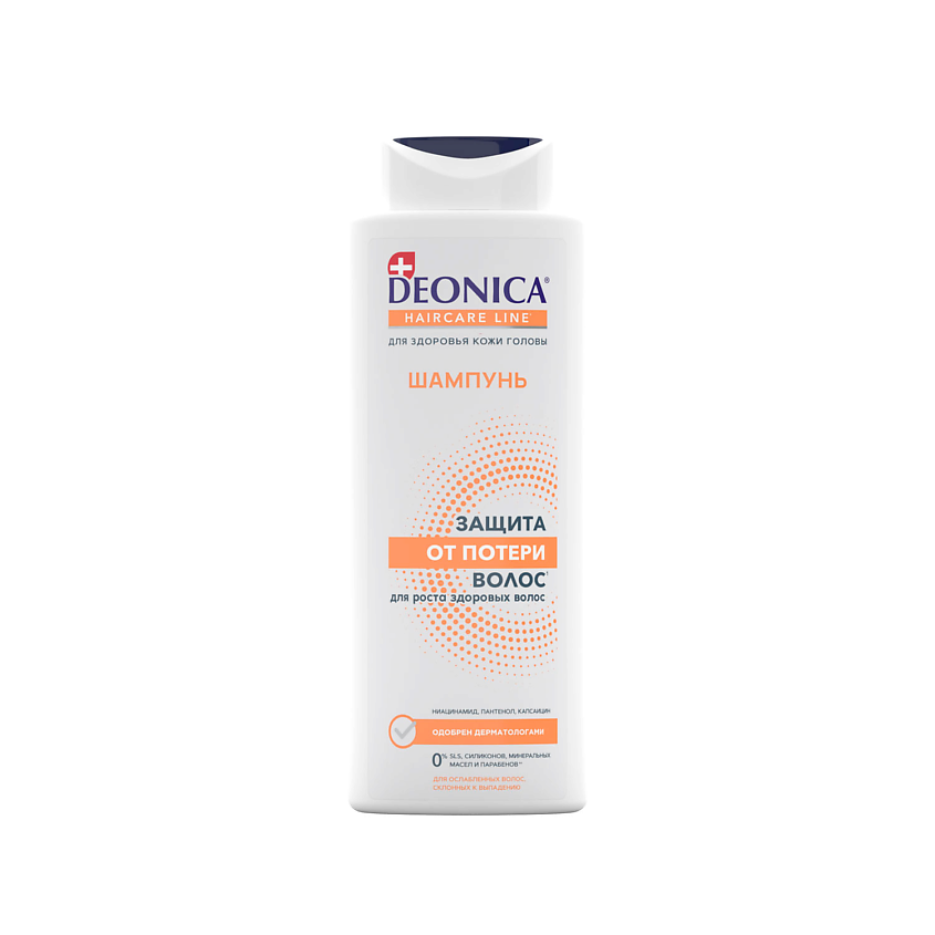 Изображение товара DEONICA Шампунь Защита от потери волос, 380 мл