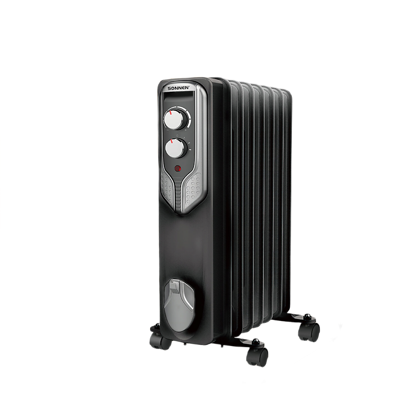 Изображение товара SONNEN Обогреватель масляный DFN-07BL, цвет: Черный, 1 шт