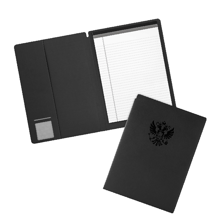 Изображение товара ФЛЕКСПОКЕТ Блокнот А4 с экокожей и сменными листами черный