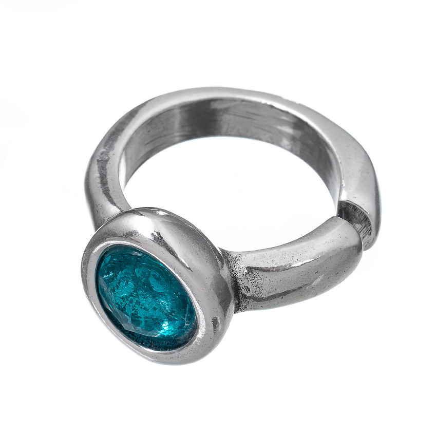 Изображение товара LANZEROTTI Кольцо, Коллекция Atlantide, разъемное, с муранским стеклом, 17-20,5