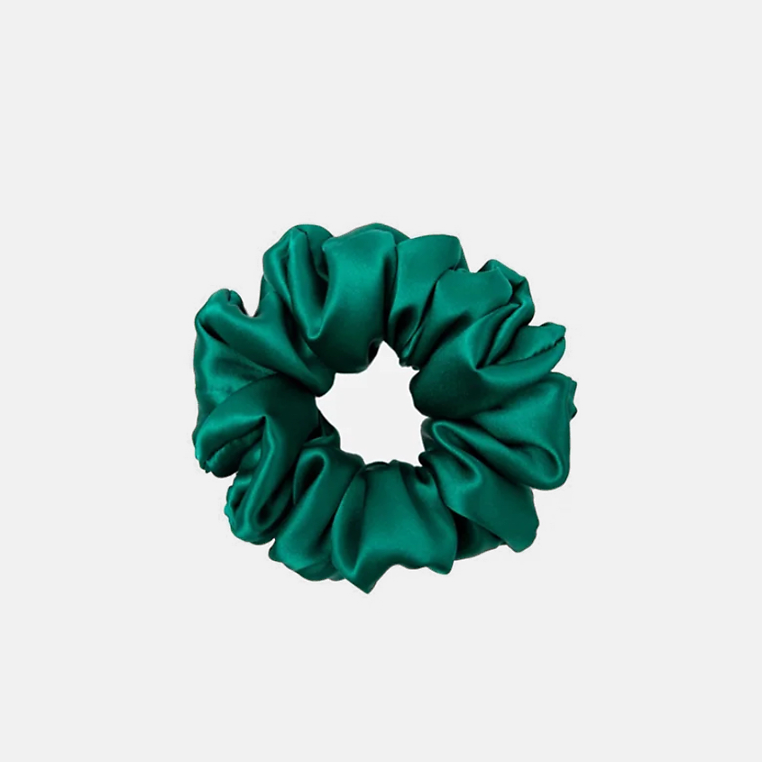 Изображение товара SILK UNIVERSE Шелковая резинка для волос Макси, Зеленый