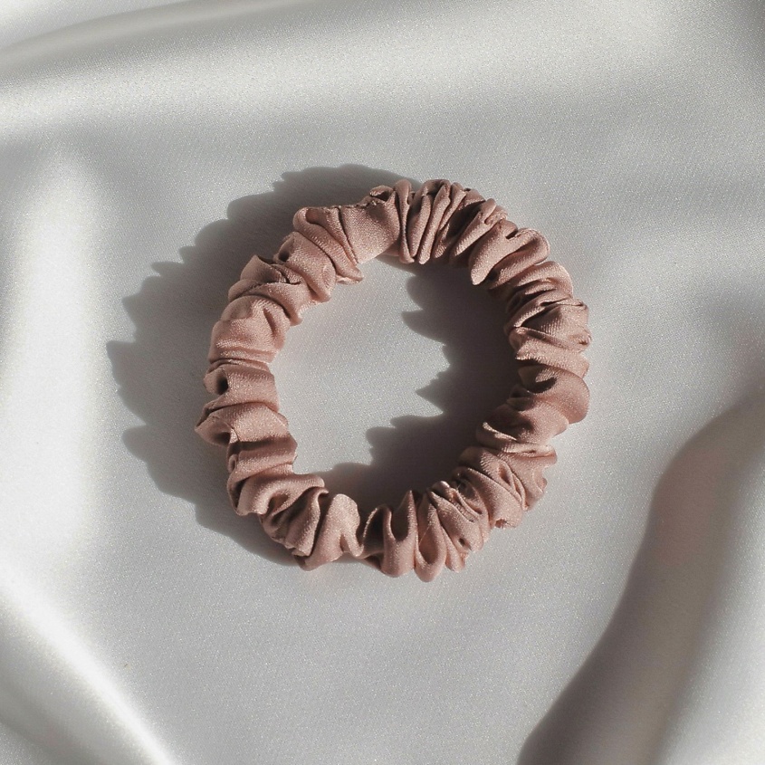 Изображение товара 8 HORAS OF SILK Узкая резинка из искусственного шелка, Taupe