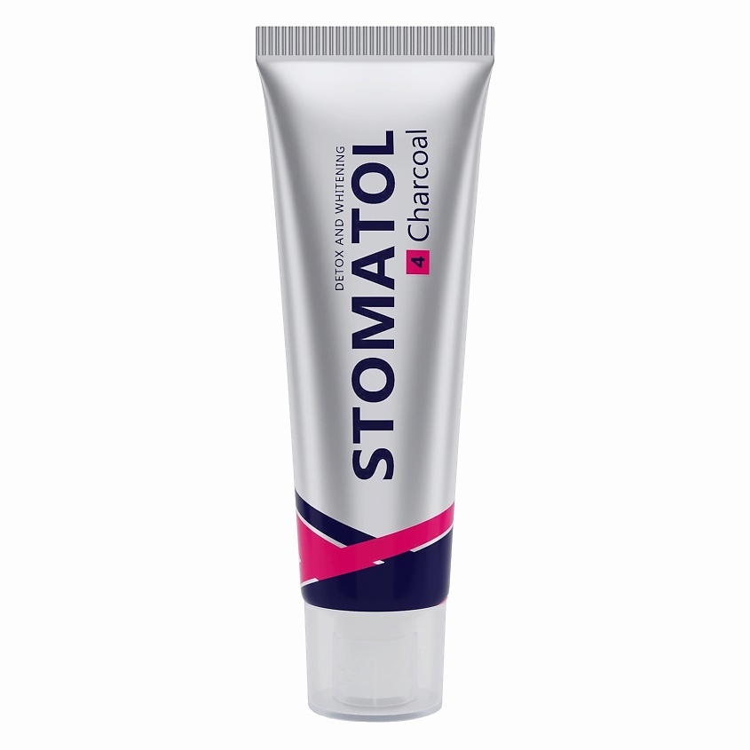 Изображение товара STOMATOL Charcoal Зубная паста профилактическая отбеливающая без фтора с бамбуковым углем, 30 мл