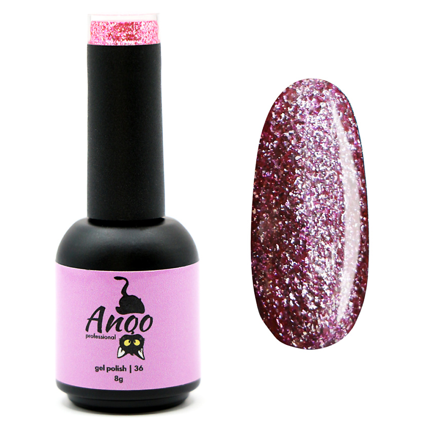 Изображение товара Гель-лак с фольгой потали 36 оттенок ANQO долгосрочное и яркое покрытие
