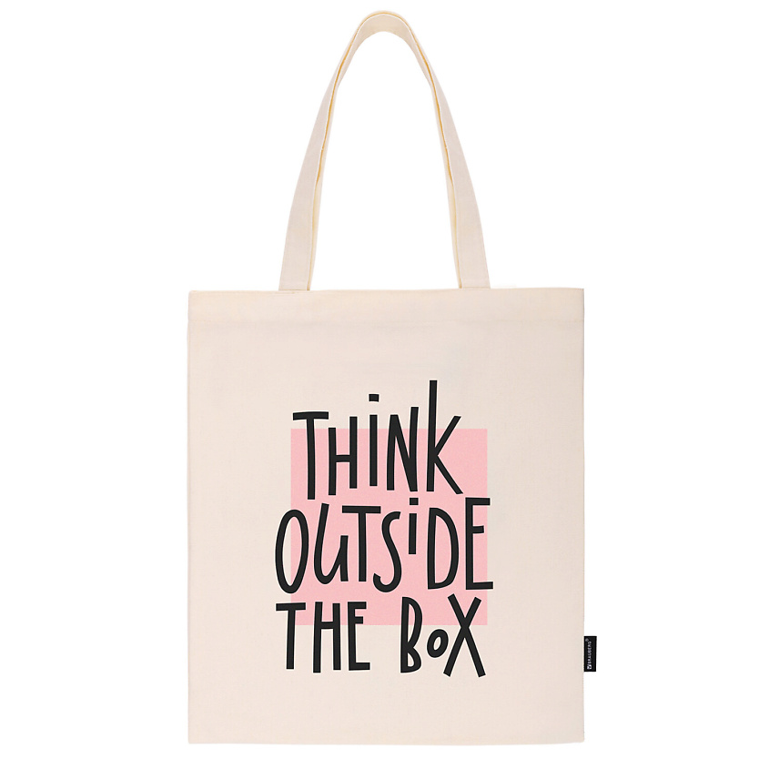 Изображение товара BRAUBERG Сумка-шоппер Think outside the box, Бежевый