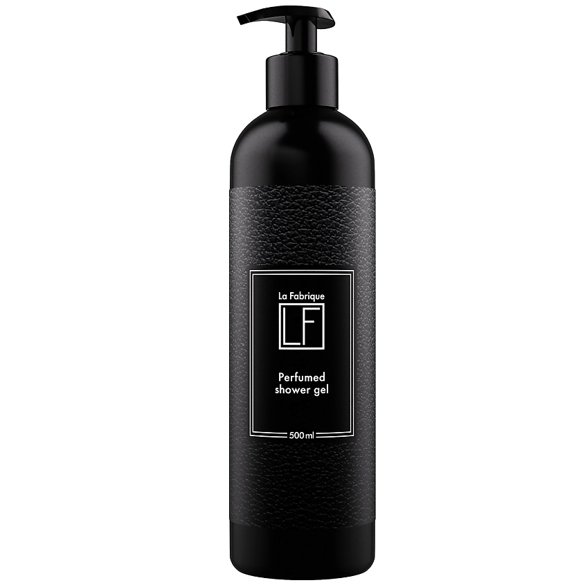 Изображение товара LA FABRIQUE Гель для душа мужской парфюмированный с ароматом эталонной кожи и сладкой амбры, 500 мл