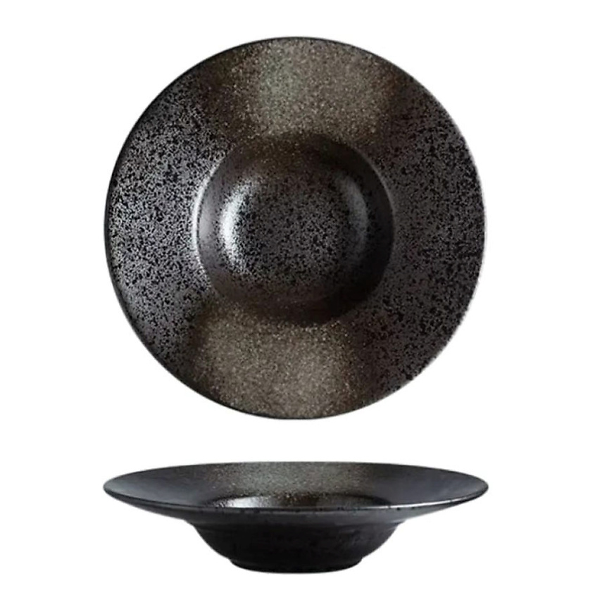 Изображение товара HOMIUM Набор тарелок Bohemia Top, 2шт, D26.5см, Черный