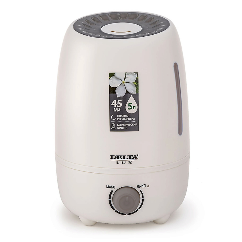 Изображение товара Ультразвуковой увлажнитель воздуха DELTA LUX DE-3700 белый с серым