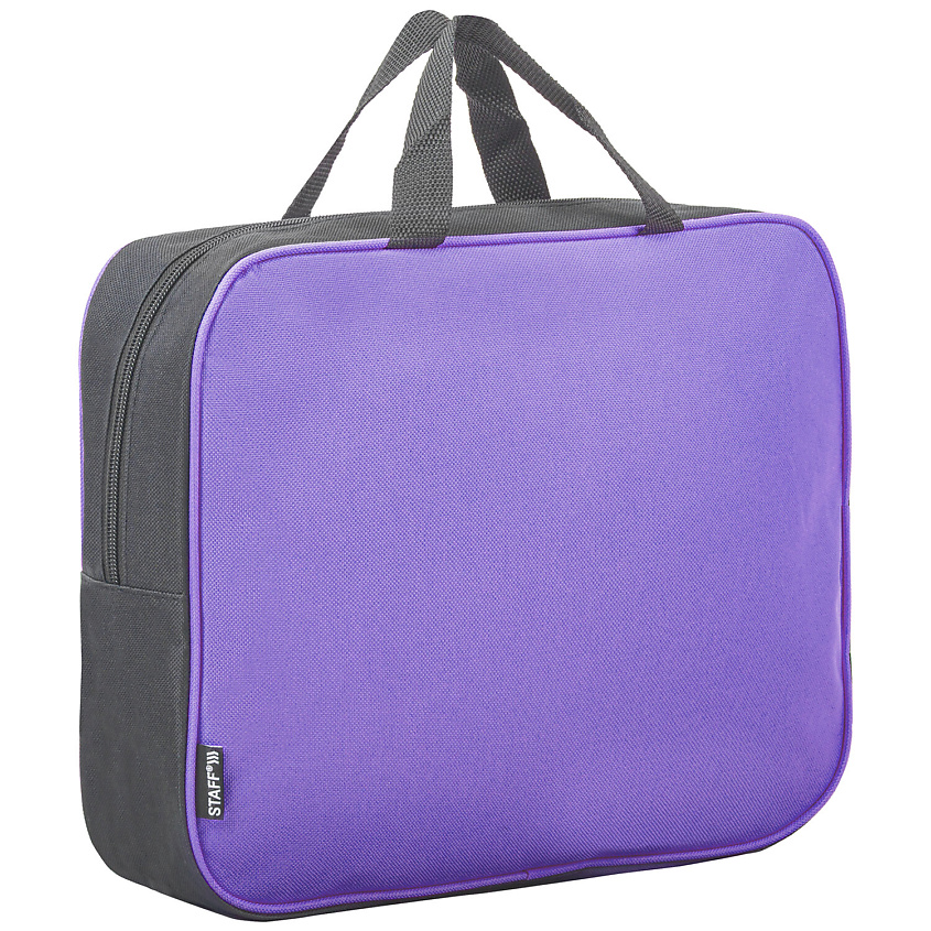 Изображение товара STAFF Папка на молнии с ручками EVERYDAY сиреневая для документов А4