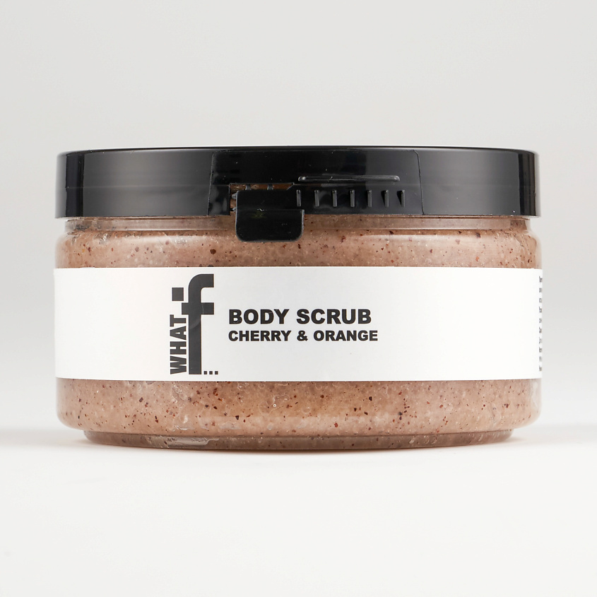 Изображение товара WHAT IF Скраб для тела CHERRY & ORANGE, 400г.