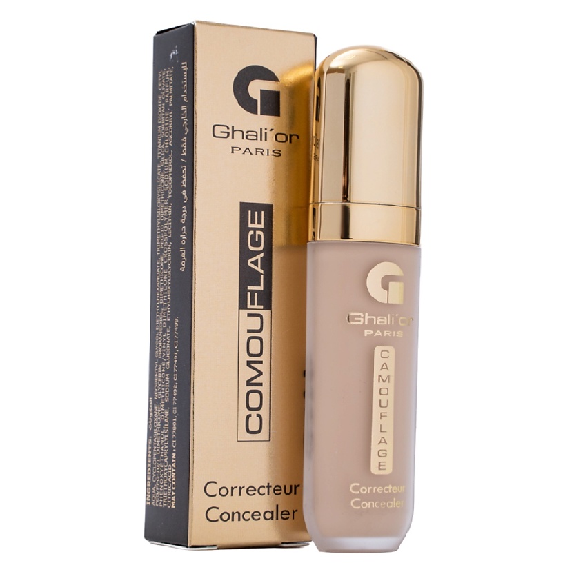 Изображение товара Ghali'or Консилер COMOUFLAGE 7 мл N 304 Beige Miel - натуральный веганский корректор для лица