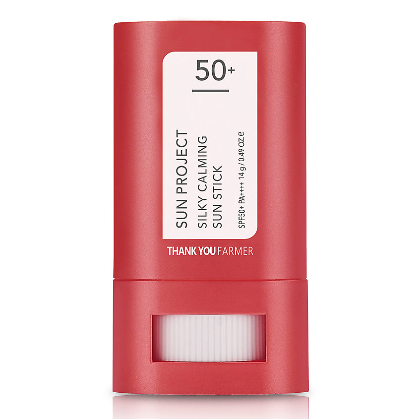 Изображение товара THANK YOU FARMER Стик для лица солнцезащитный успокаивающий SPF 50+ Sun Project Silky Calming Sun Stick, 14 г