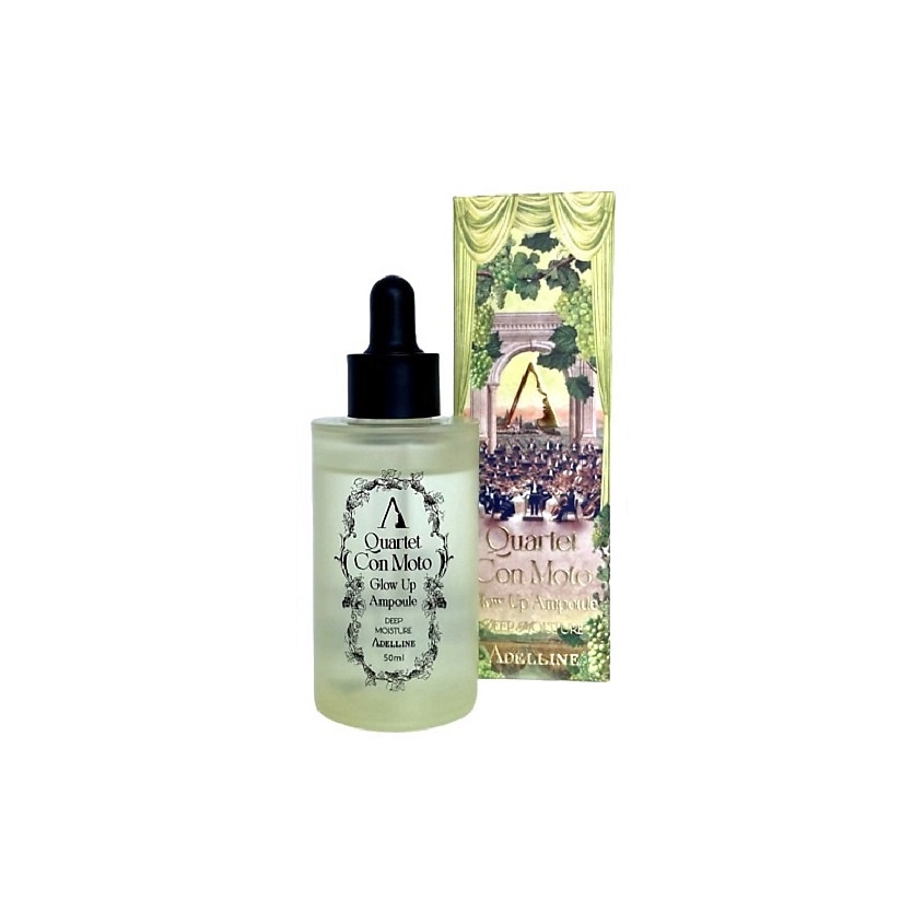 Изображение товара Сыворотка-ампула Adelline Quartet Con Moto Glow Up 50 мл натуральный уход для лица