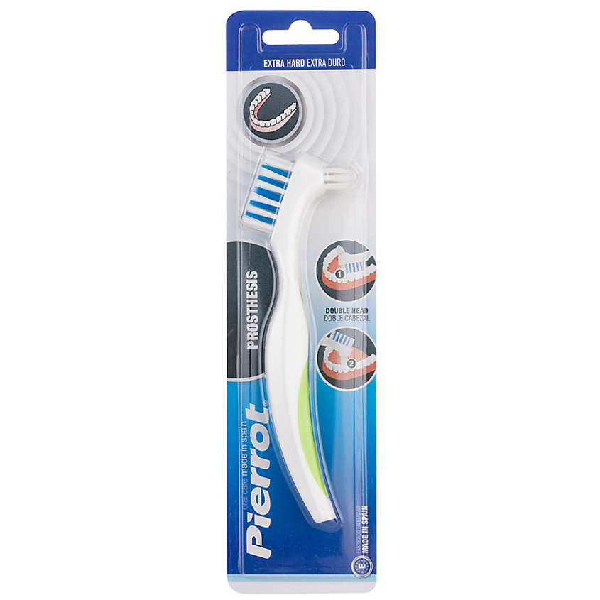 Изображение товара PIERROT Зубная щетка для протезов Pierrot Prosthesis, цвет: Комбинированный, 1 шт.