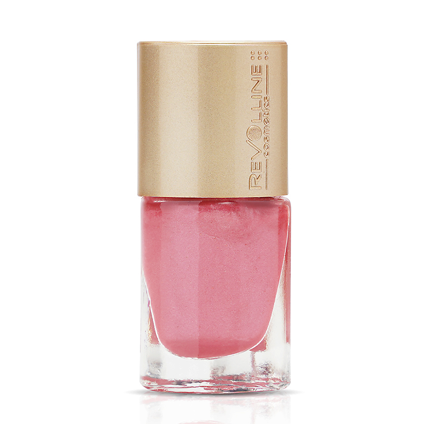 Изображение товара REVOLLINE Лак для ногтей розово-персиковый перламутровый 8 мл стойкий без лампы