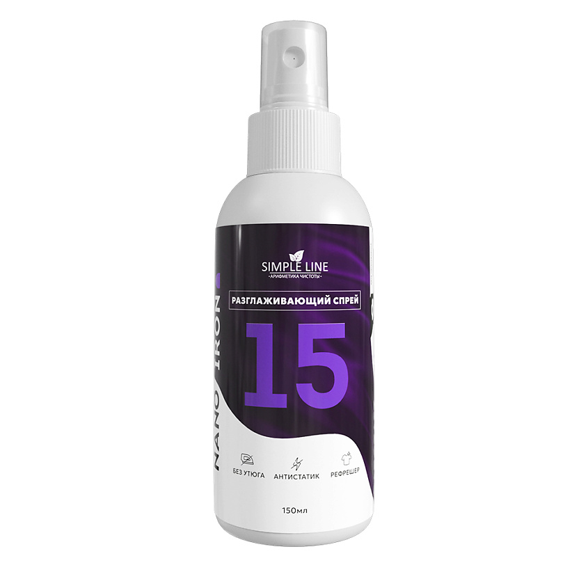 Изображение товара SIMPLE LINE Разглаживающий и освежающий спрей антистатик -рефрешер, 150 мл