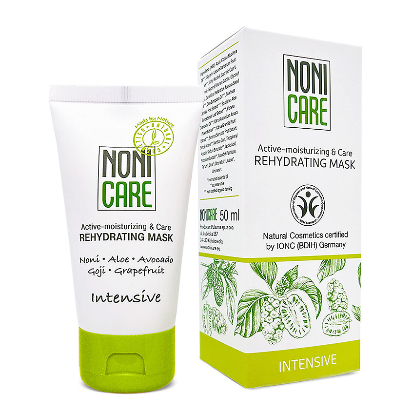 Изображение товара Маска для лица NONICARE с алоэ ягодами Годжи и соком нони 50 мл