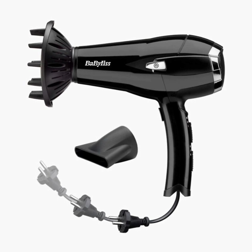 Изображение товара BABYLISS Фен для волос D374DE 2000 Вт, Черный