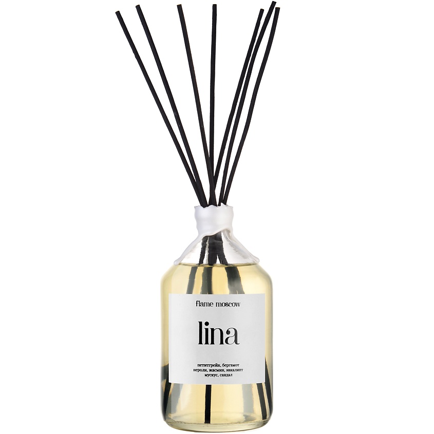 Изображение товара Ароматический диффузор FLAME MOSCOW Lina 110 мл с ротанговыми палочками
