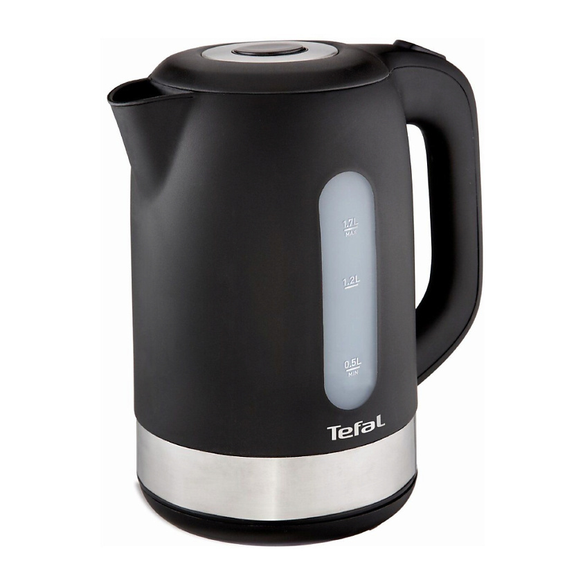 Изображение товара TEFAL Чайник электрический Snow KO330830, 1,7 л, с фильтром против накипи, автоотключением, 2400 Вт, черный