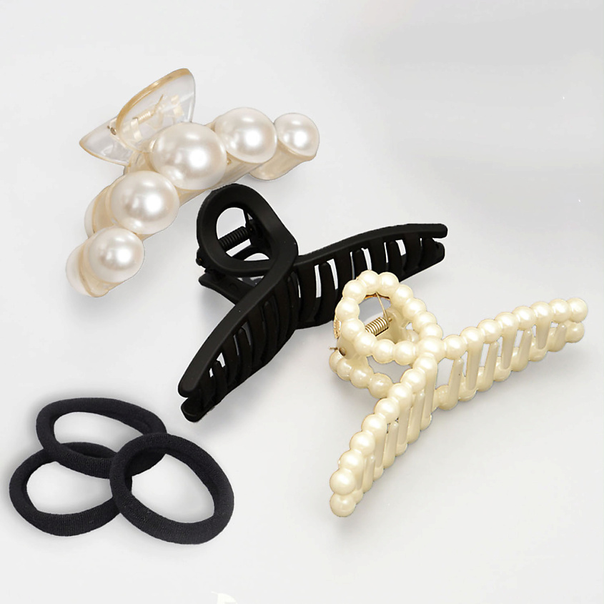 Изображение товара ZIKOLKI STORE Заколки-крабики для волос подарочный набор крабов, 3 шт