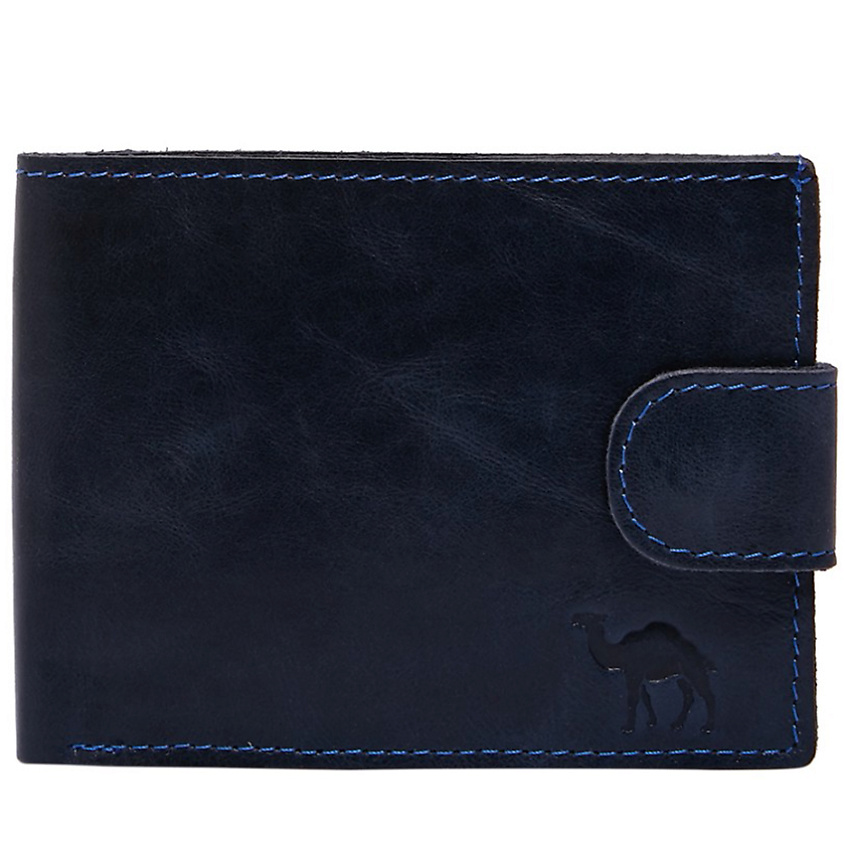 Изображение товара Мужское портмоне из натуральной кожи с тиснением и клапаном Forte