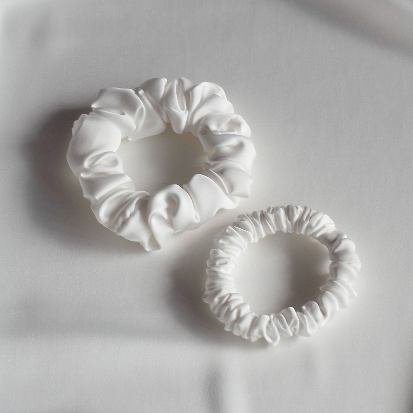 Изображение товара Набор из 2 резинок для волос 8 HORAS of silk из искусственного шёлка