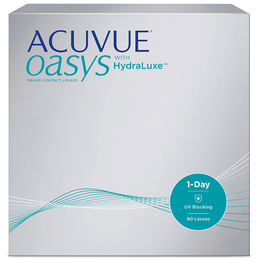 Изображение товара Однодневные контактные линзы ACUVUE OASYS 1 DAY with HydraLuxe 90 шт.