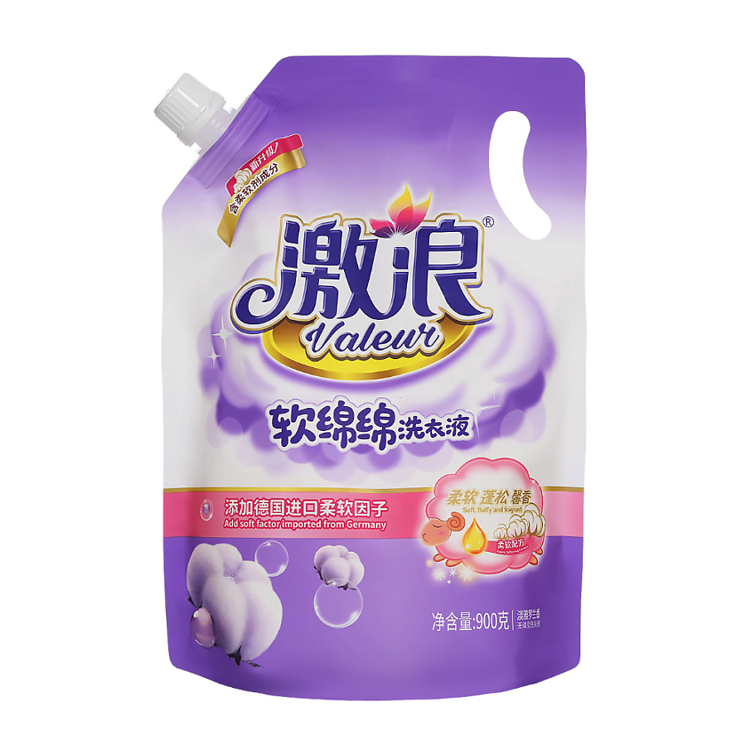 Изображение товара VALEUR Гель-концентрат для стирки, гипоаллергенный, натуральный, жидкий порошок, 900 мл