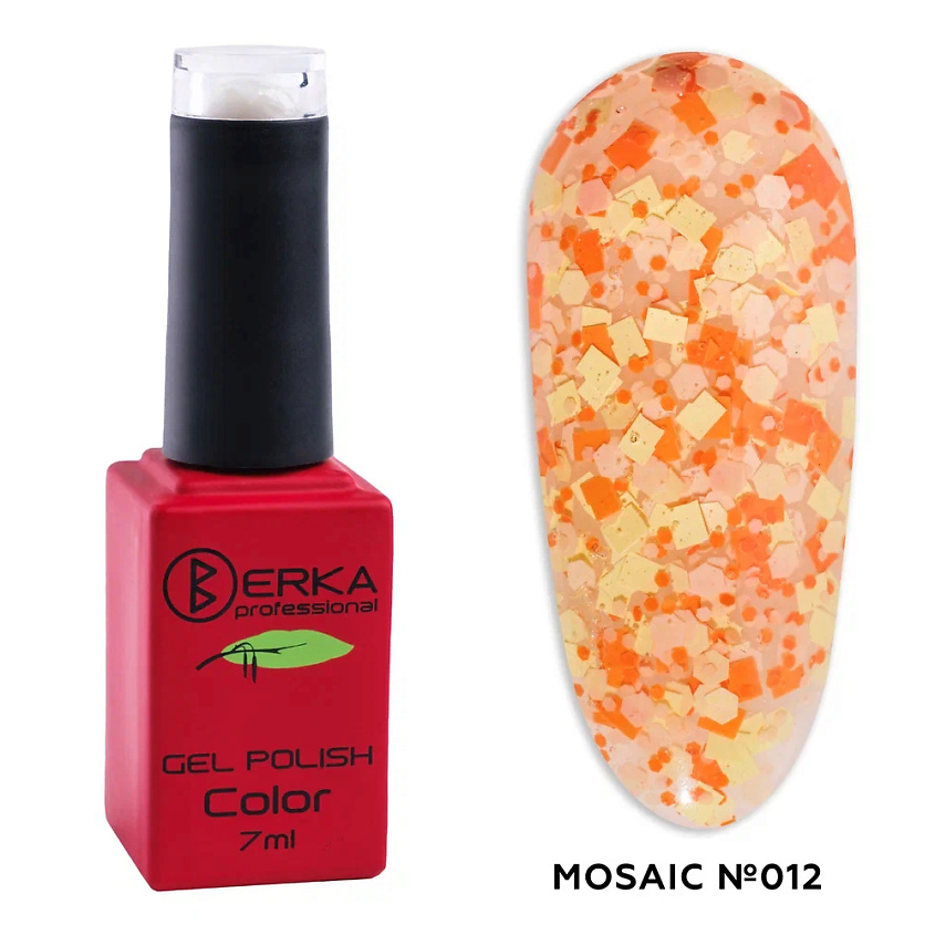 Изображение товара BERKA Гель-лак для ногтей Mosaic, Mosaic №012
